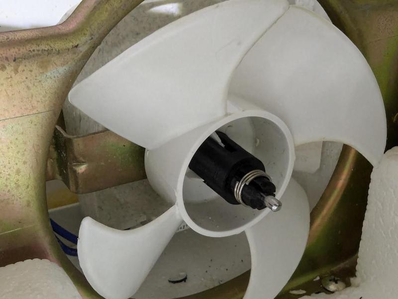 GE Refrigerator Evaporator Fan Blade Coupling