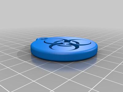 Biohazard Keychain