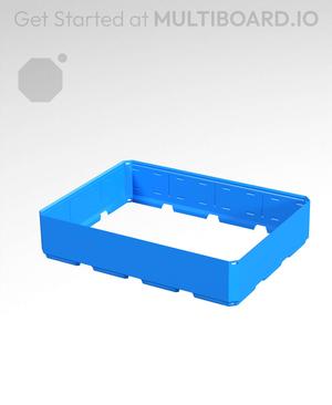 4x3x0.75 - Simple Walls - Universal Click-In Multibin Shell Extension