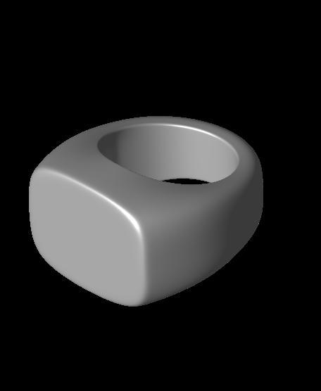 Flat-Top finger ring 22mm diameter hole
