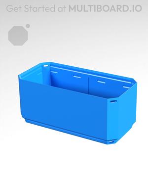 2x1x0.75 - Simple Walls - Standard Click-In Multibin Shell Extension