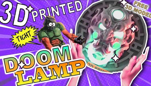 doom theme lamp 