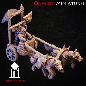 Chaos barbarian chariot (pre-supported)