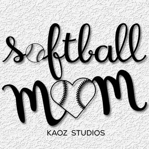 softball mom sign soft ball wall art