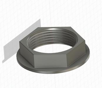Flanged Backnut 1 1/4"