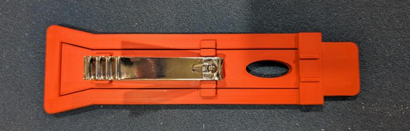 One handed nail clipper (Flipper the Clipper)