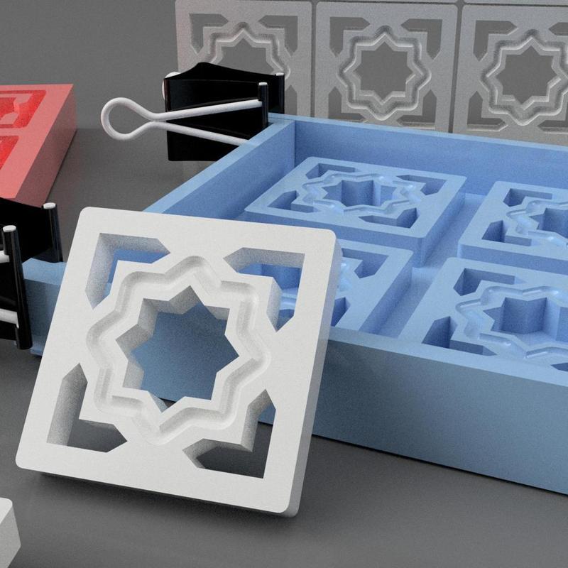 Breath wall blocks (tile) from cement or gypsum