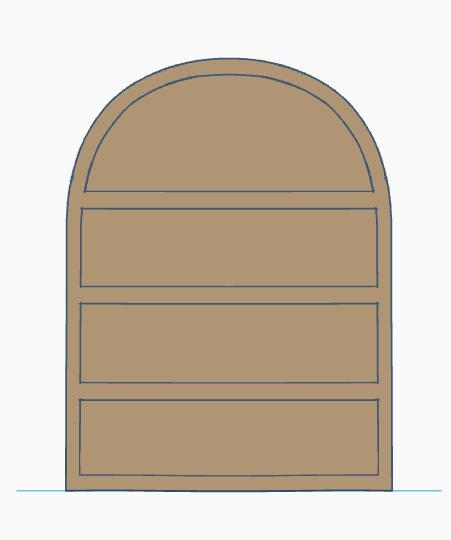 Arched Bookshelf Bookend 1.stl