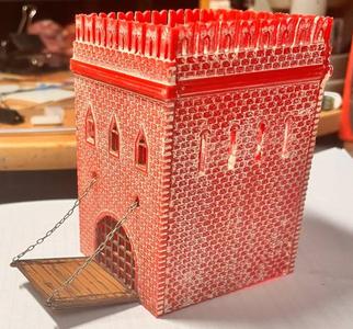 Castle tower (pencil holder)