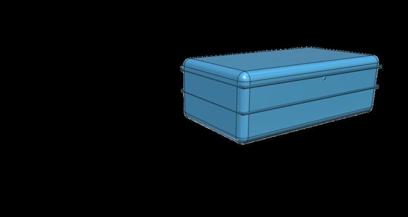 Alu Box v1 1/10 basic box for RC scale Crawlers