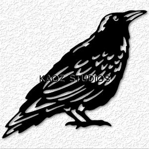 raven wall art crow wall decor bird decoration