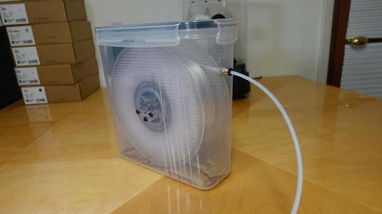 Sealed Filament Dry Box with Bearings and Hygrometer