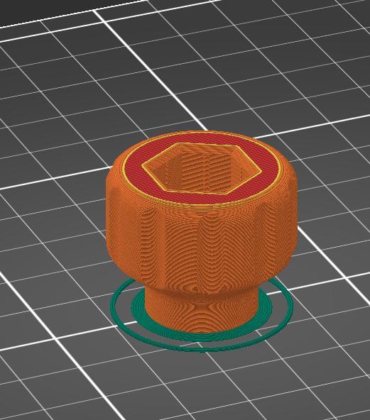 Handrad für Maschinenschraube M6 & M8