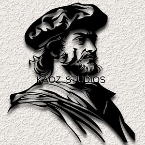 di vinci style wall art portrait wall decor renaissance era decoration