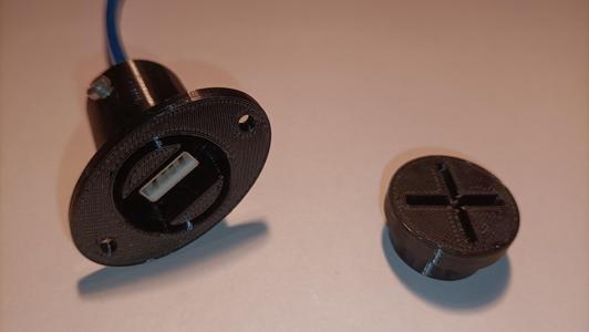 Header for USB Type A Male Cord