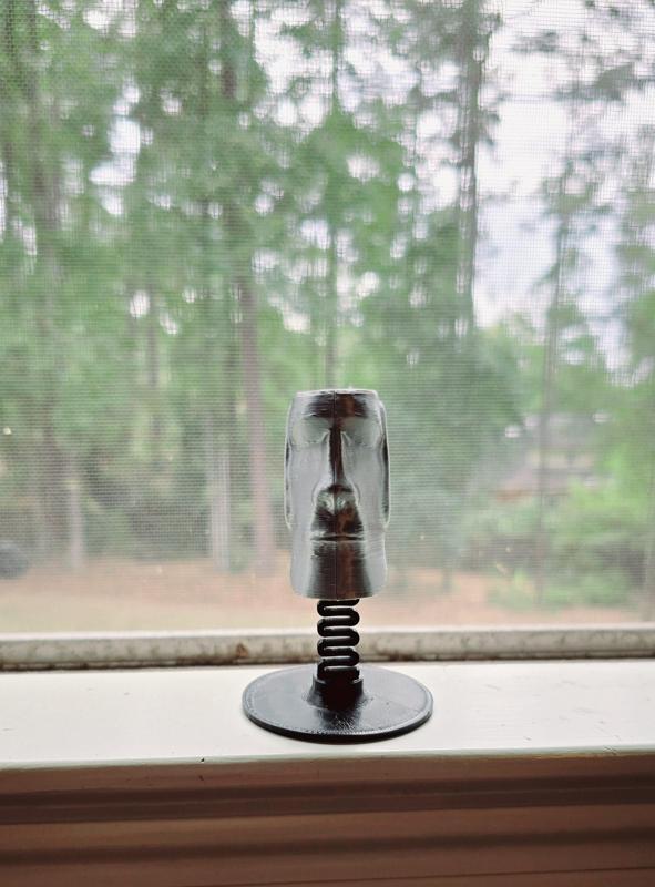 Moai Rock Bobble Head