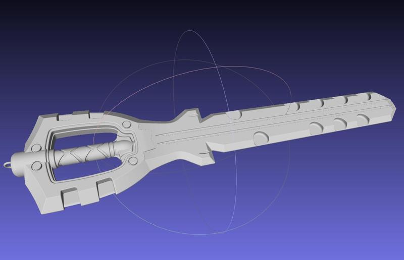 Kingdom Hearts Braveheart Keyblade Assembly