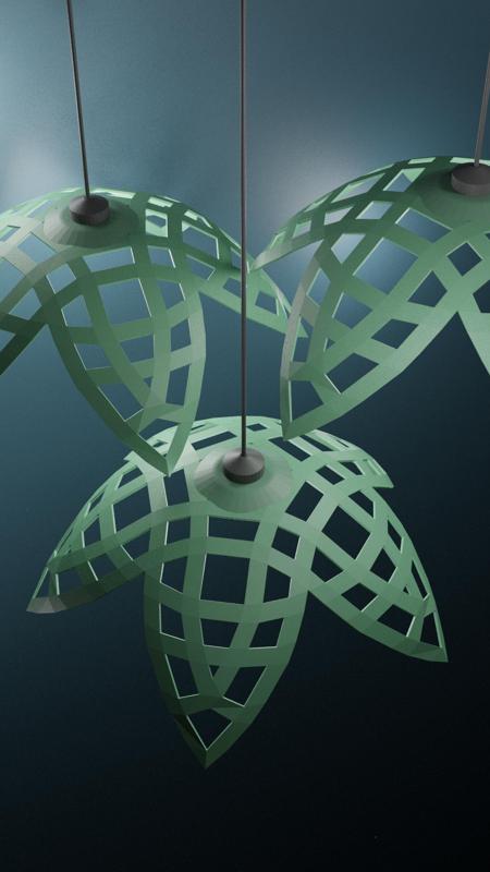 simple leafs light shade natural 