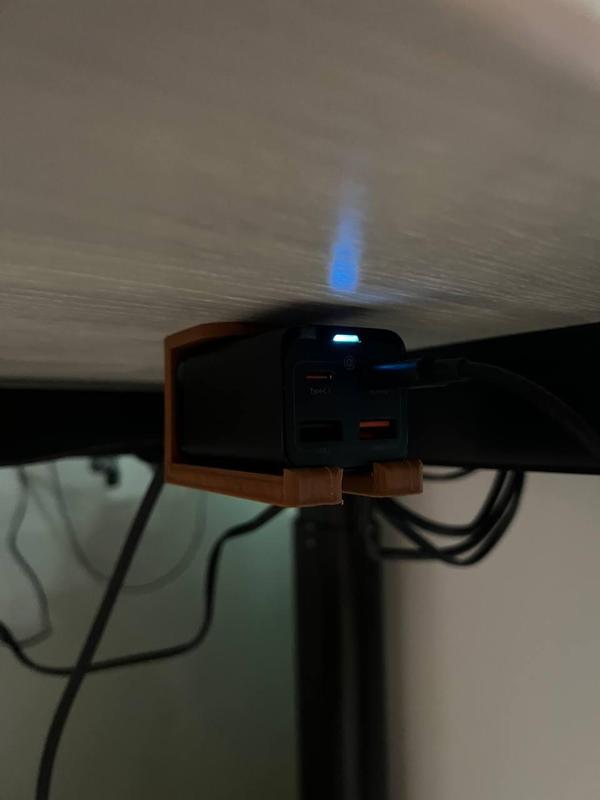 Desktop Charger holder (under the desk)
