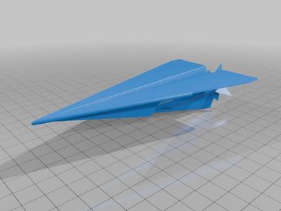 paper plane with rocket 2.0