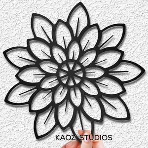 mandala flower wall art floral wall decor sunflower pattern decoration
