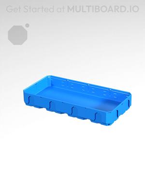 4x2x0.5 - Topped Multipoint Rail - Multibin Shell