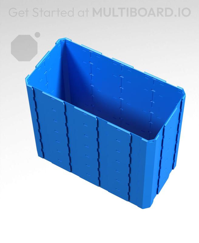 4x2x3.5 - Full Multipoint Rail - Standard Click-In Multibin Shell Extension