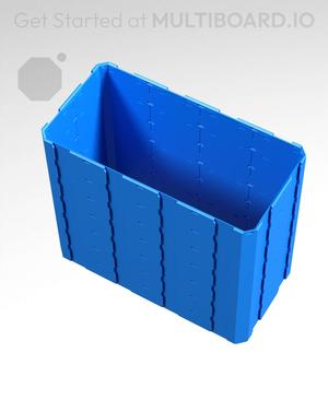 4x2x3.5 - Full Multipoint Rail - Standard Click-In Multibin Shell Extension