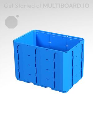 3x2x2 - Topped Multipoint Rail - Multibin Shell