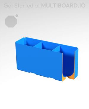 3x1x1.5 - Full Curved - Divided Bin - Multibin Insert