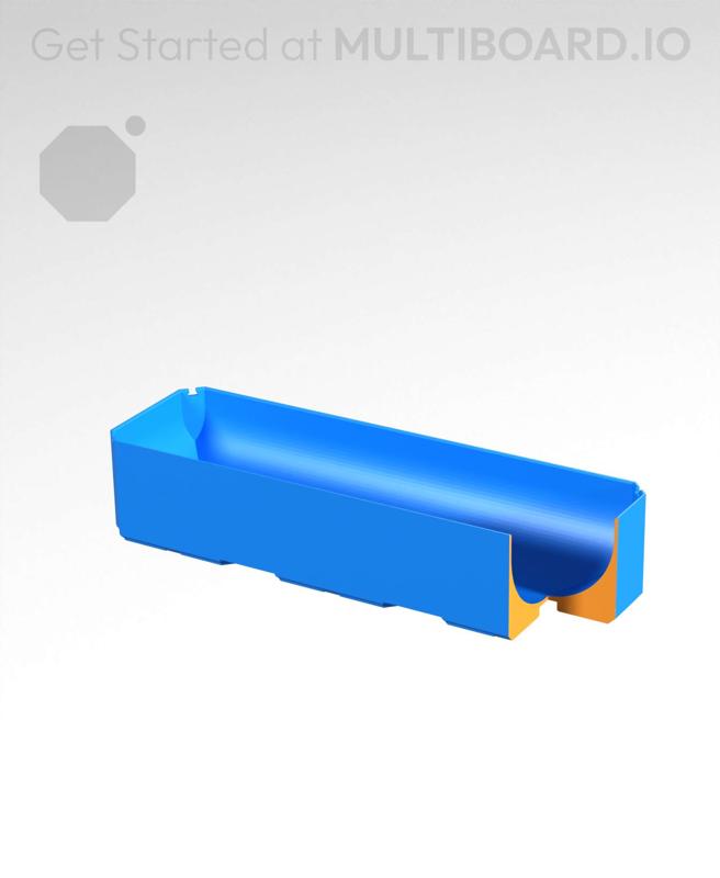 3x1x0.75 - Full Curved Bin - Multibin Insert