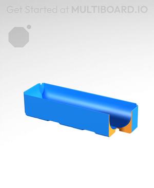 3x1x0.75 - Full Curved Bin - Multibin Insert