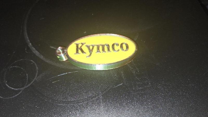 Kymco - Schlüsselanhänger - Keychain - Dualextrusion