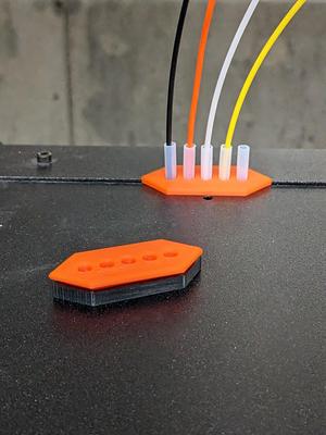 PTFE Passthrough for Original Prusa Enclosure MMU2 MMU3