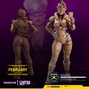Cyberpunk - Masako - RAID44 police unit