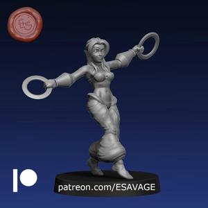 Daliah the Dancer 32mm DnD