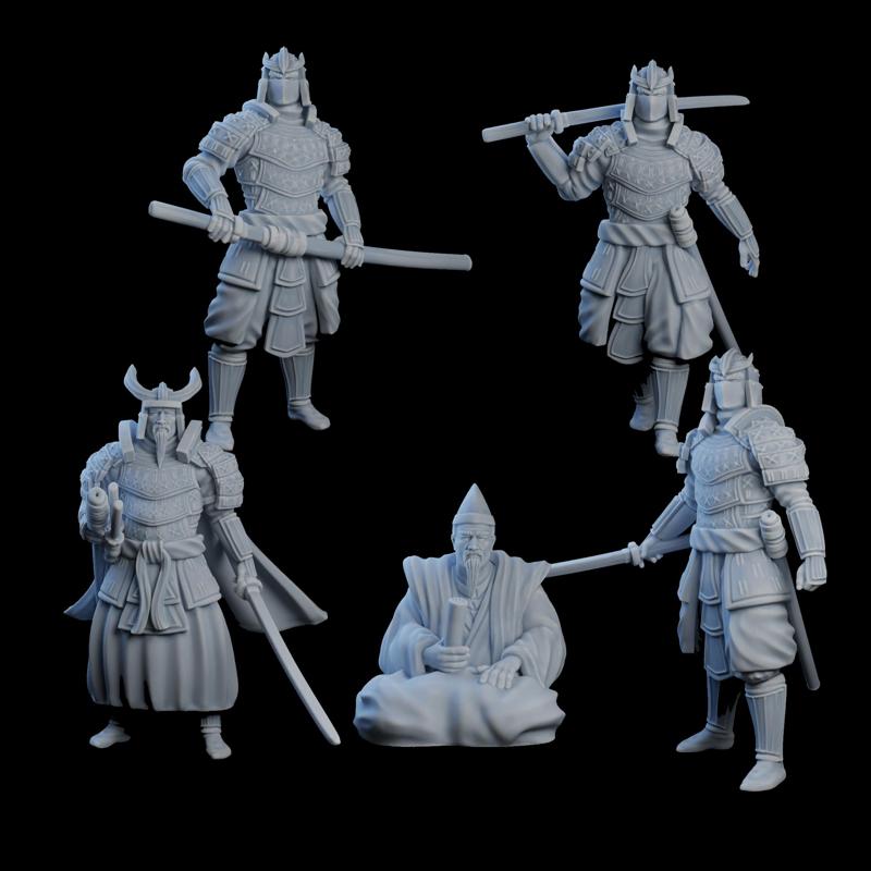 Daimyo and His bodyguards - Bushido - Way of The Warrior Vol. 2 Kickstarter