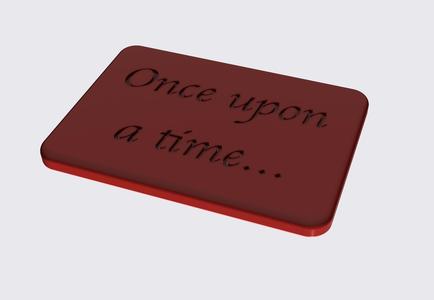 Once upon a time Fridge Magnet