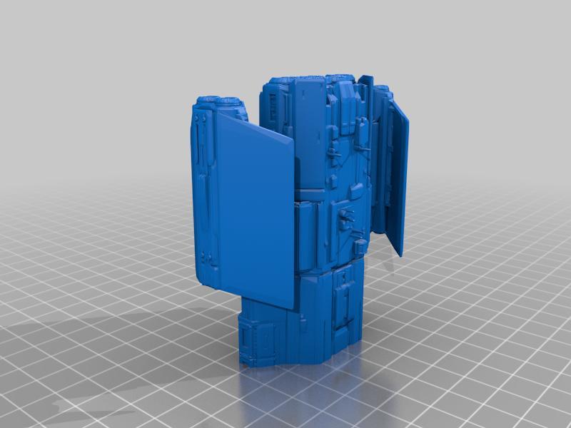 helldivers 2 ship - split in half