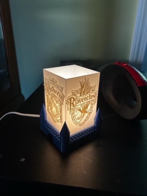 Hogwarts House desk lamp