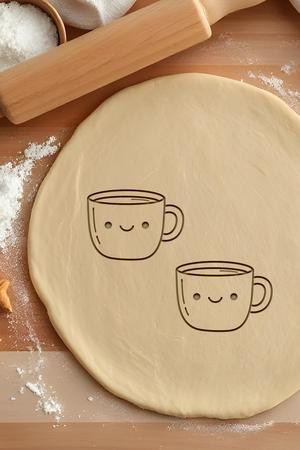 Happy Cup Cookie Cutter, Biscuit Cutter
