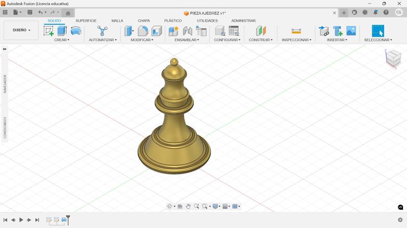Pieza de Ajedrez - CG5
