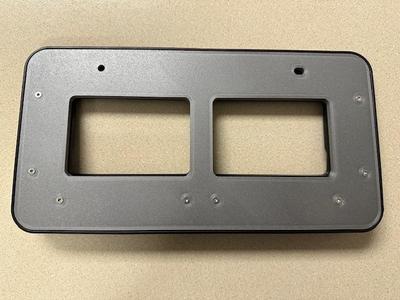 4th Gen Toyota Tacoma (75111-AK010) Front License Frame Bracket Filler to mount on top