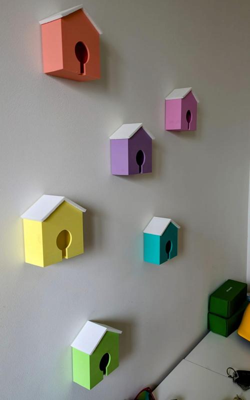 birdhouse key holder / key hook