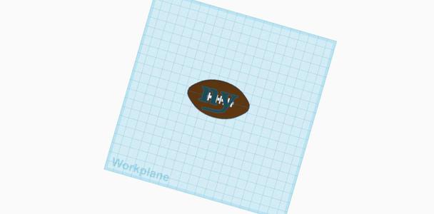 New york giant mini flat football