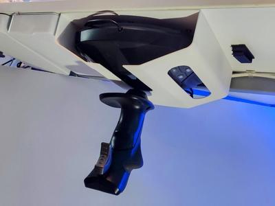 Under desk dock for Thrustmaster 1.6000 Flight stick