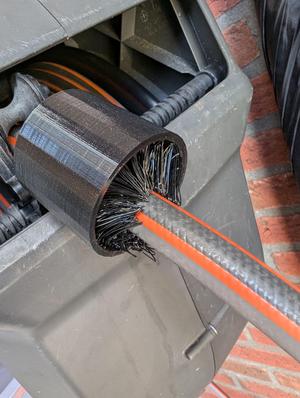 Garden hose cleaner