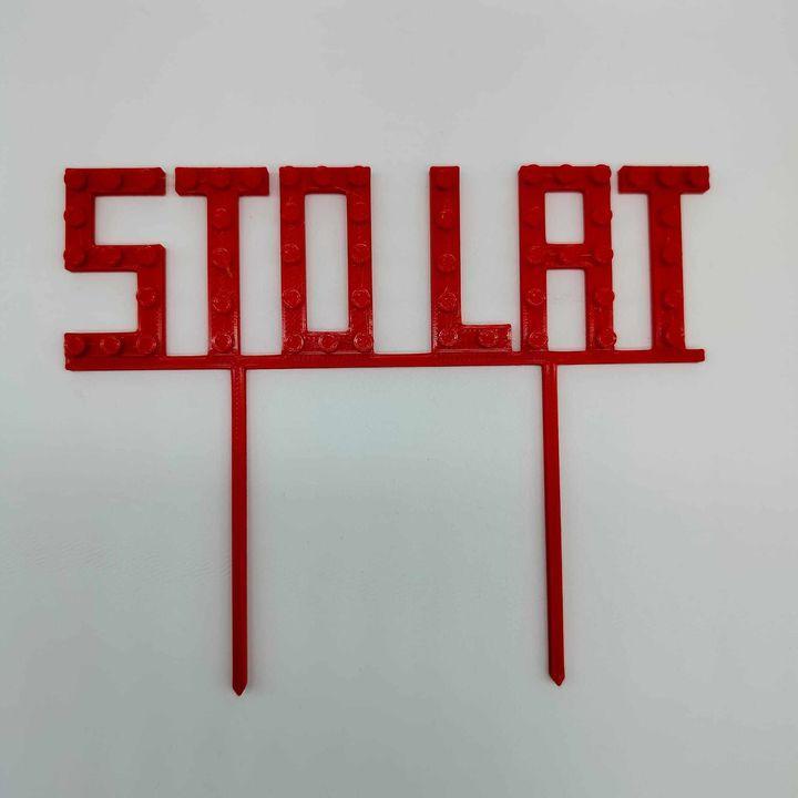 sto lat klocki topper