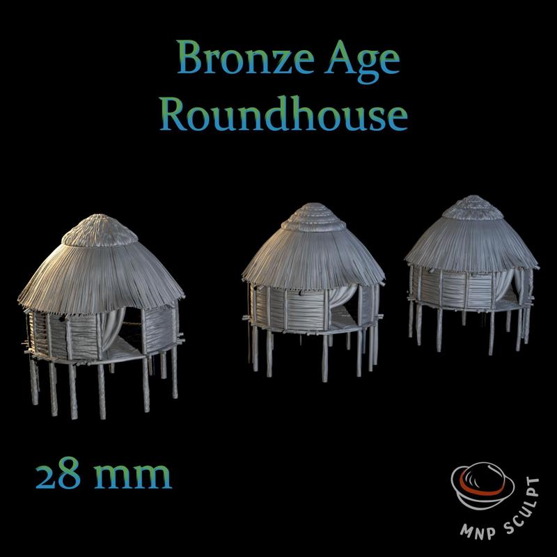 Bronze Age River`s Roundhouse