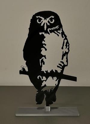 Little stone Owl 2D to 3D Designer Ed van der Heijden